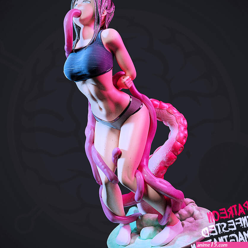STL Anime Girl Abused by Tentacles 3D- Cults