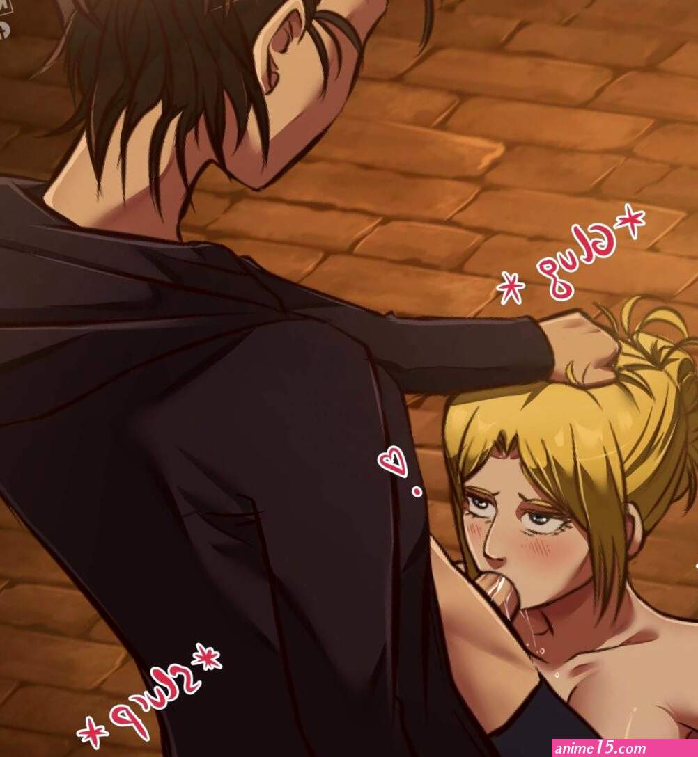 Mikasa X Eren X Annie porn comic