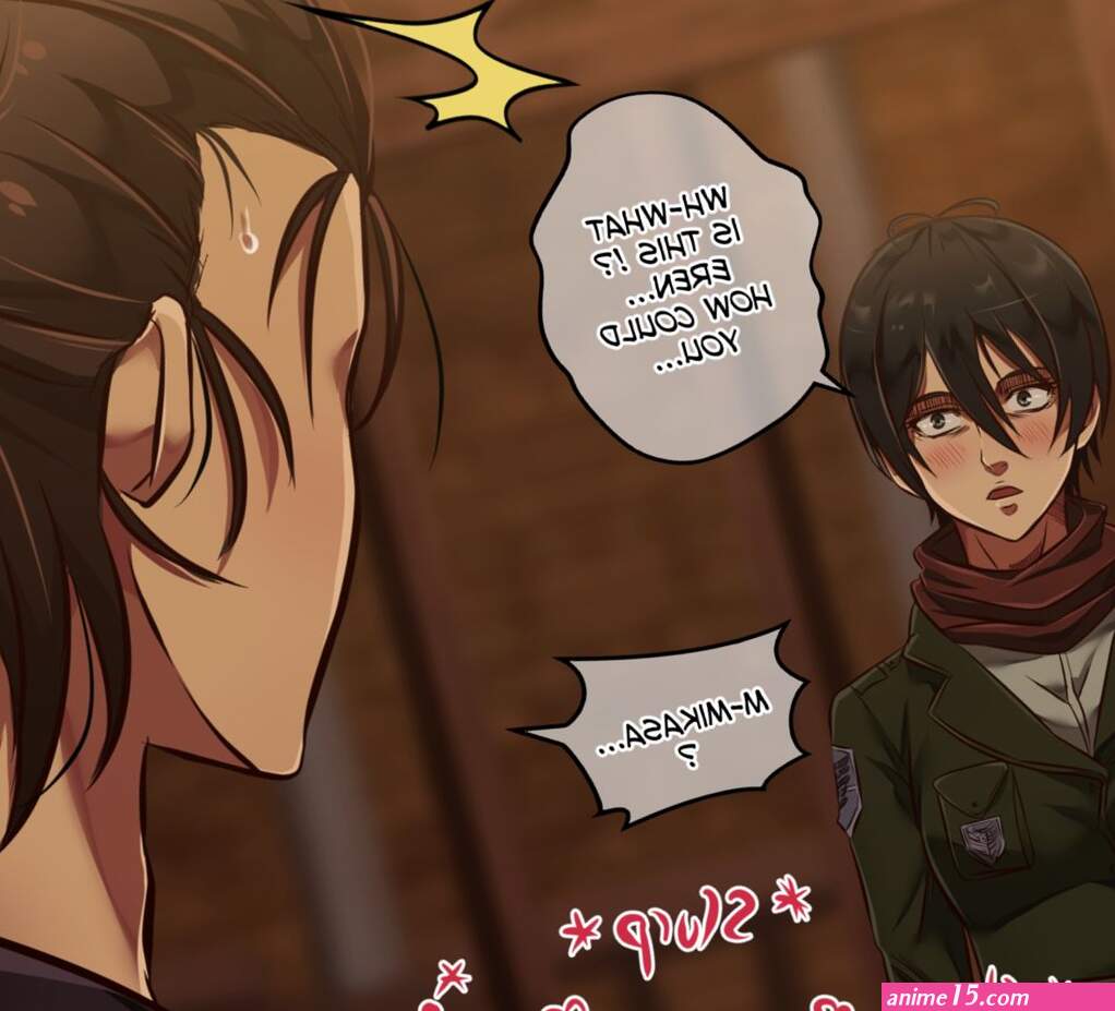 Mikasa x Eren x Annie comic porn