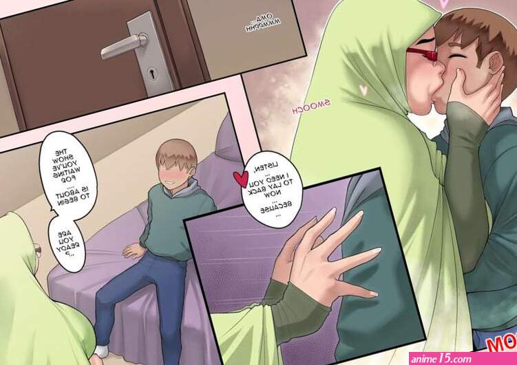 Porn comic At the Grandmas. Chapter 1. Hijabolic. Sex comic guy was visiting