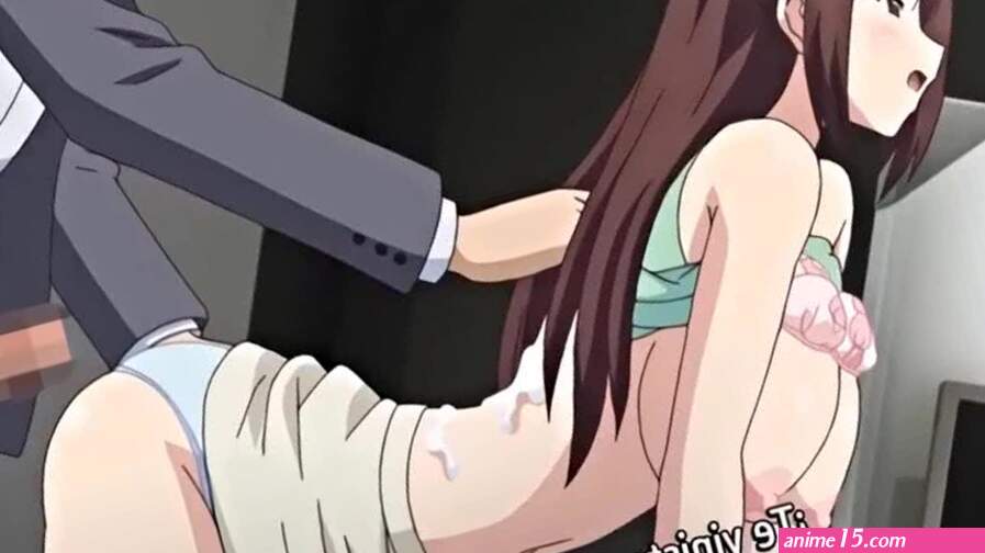 A nerdy and very cute anime schoolgirl is very horny after class and gets fucked hard and deep in her ass for a rough anal for the teen.