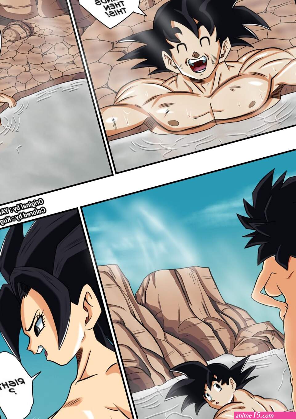 Kefla vs Goku comic porn