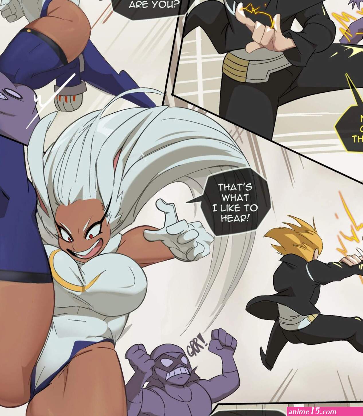 My hero academia harem porn comic