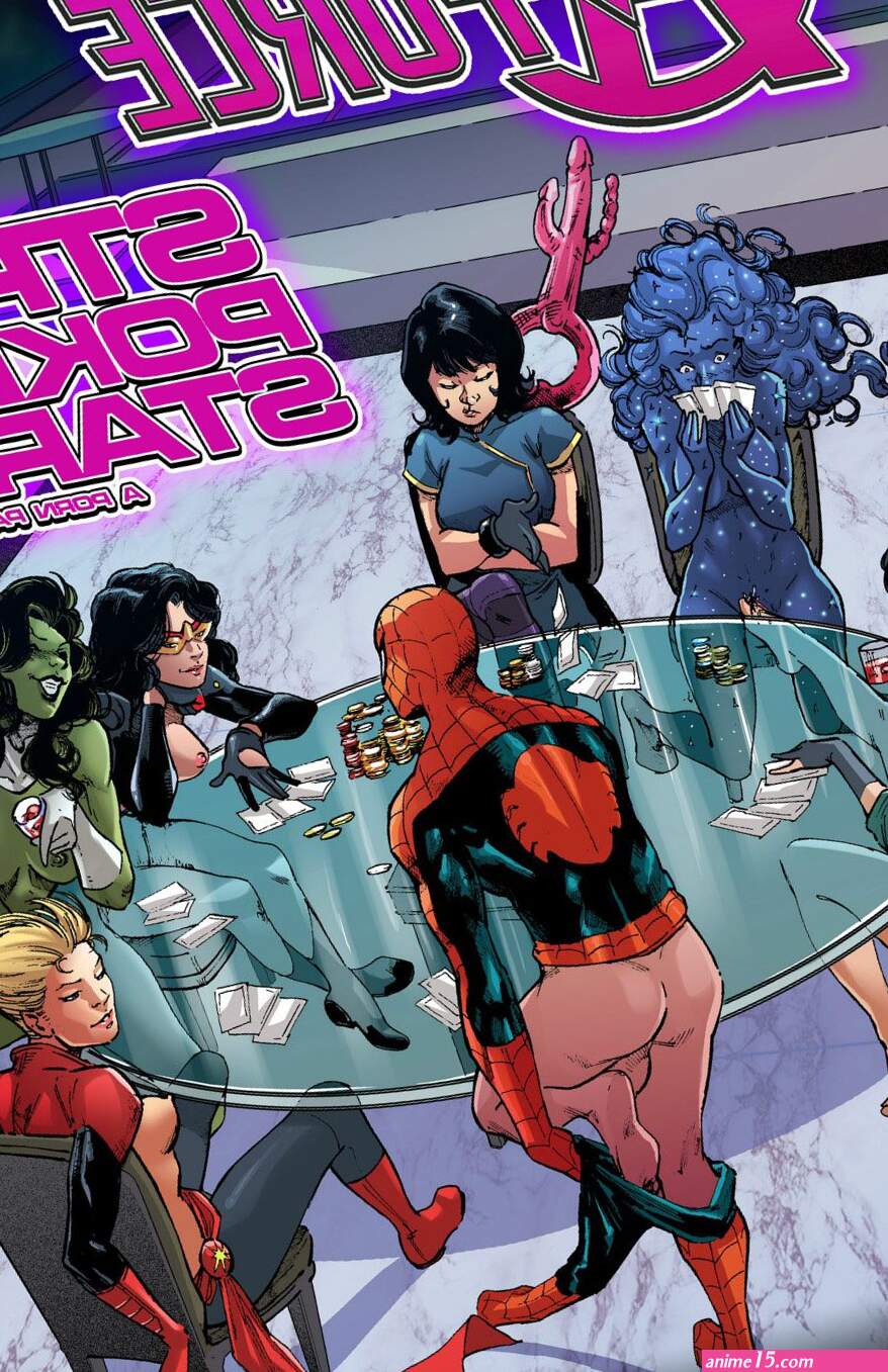 A-Force Strip Poker Stars Spider-Man The Avengers Tracy Scops nHentai Comics