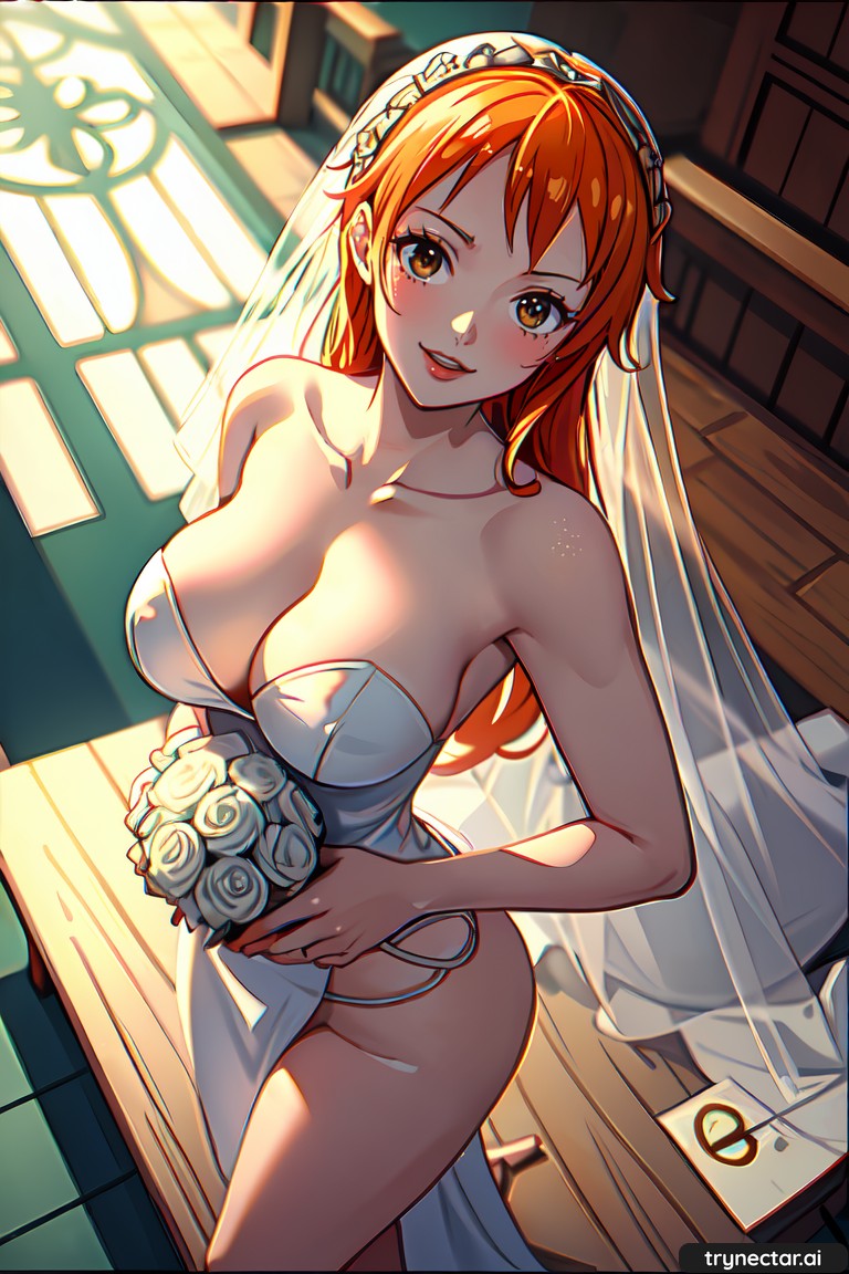 hentai anime ai generated waifu nami one piece