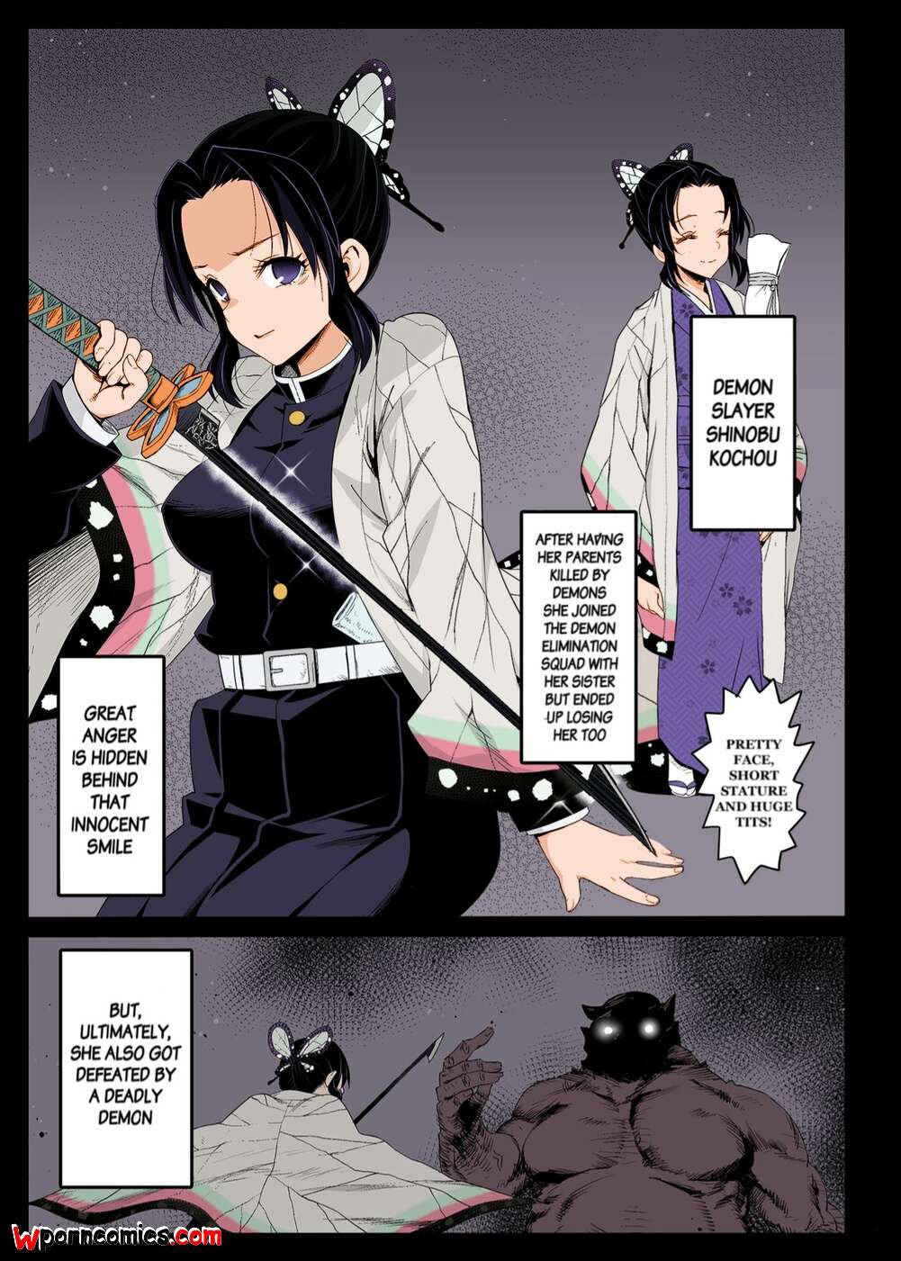 Porn comic RAPE OF DEMON SLAYER 2. Kimetsu no Yaiba Sex comic Brunette Babe With
