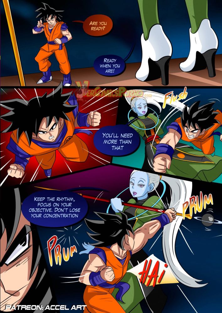Goku X Vados Marcarita Kusu Special Training By Accel Art