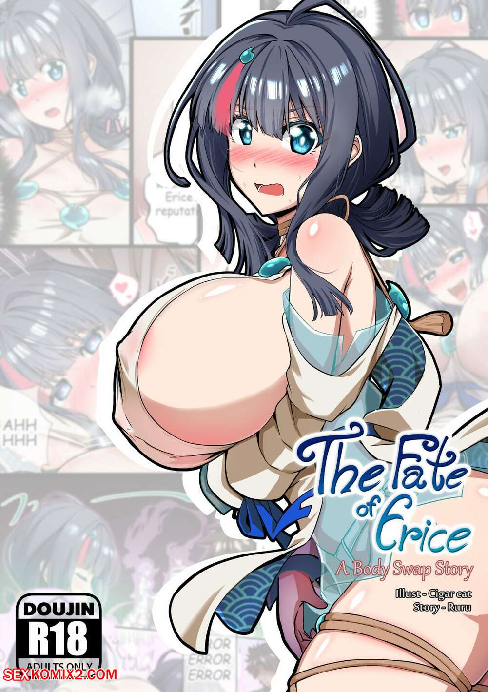Porn comic The Fate of Erice. A Body Swap Story. Cigar cat Sex comic sexy brunette was