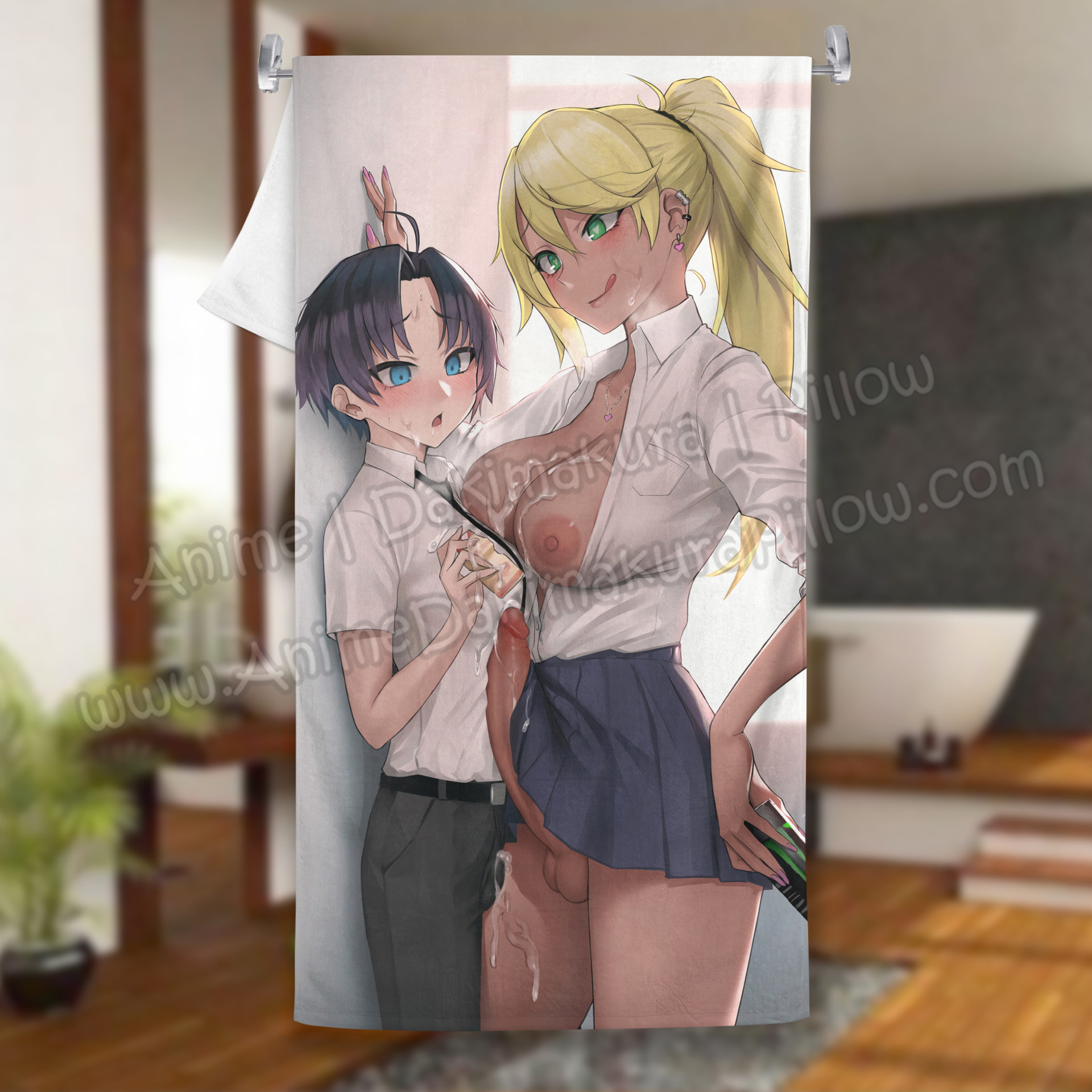 ADP My Horny Classmate 18 Anime Futanari Premium Anime Soft Smart Bath Towels ADP-FT-003