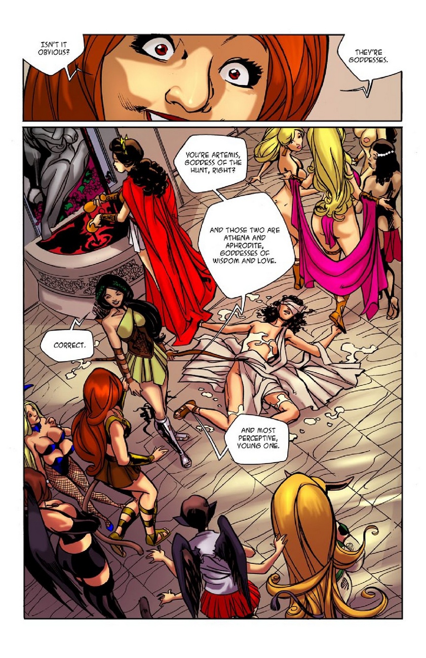 greek goddess henti comics