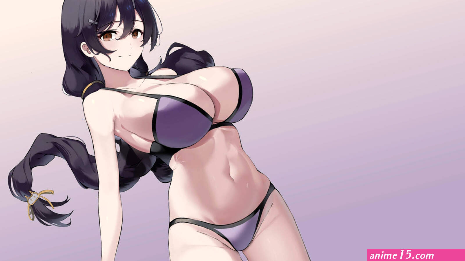 Download Anime Girls Boobs Bikini Wallpaper