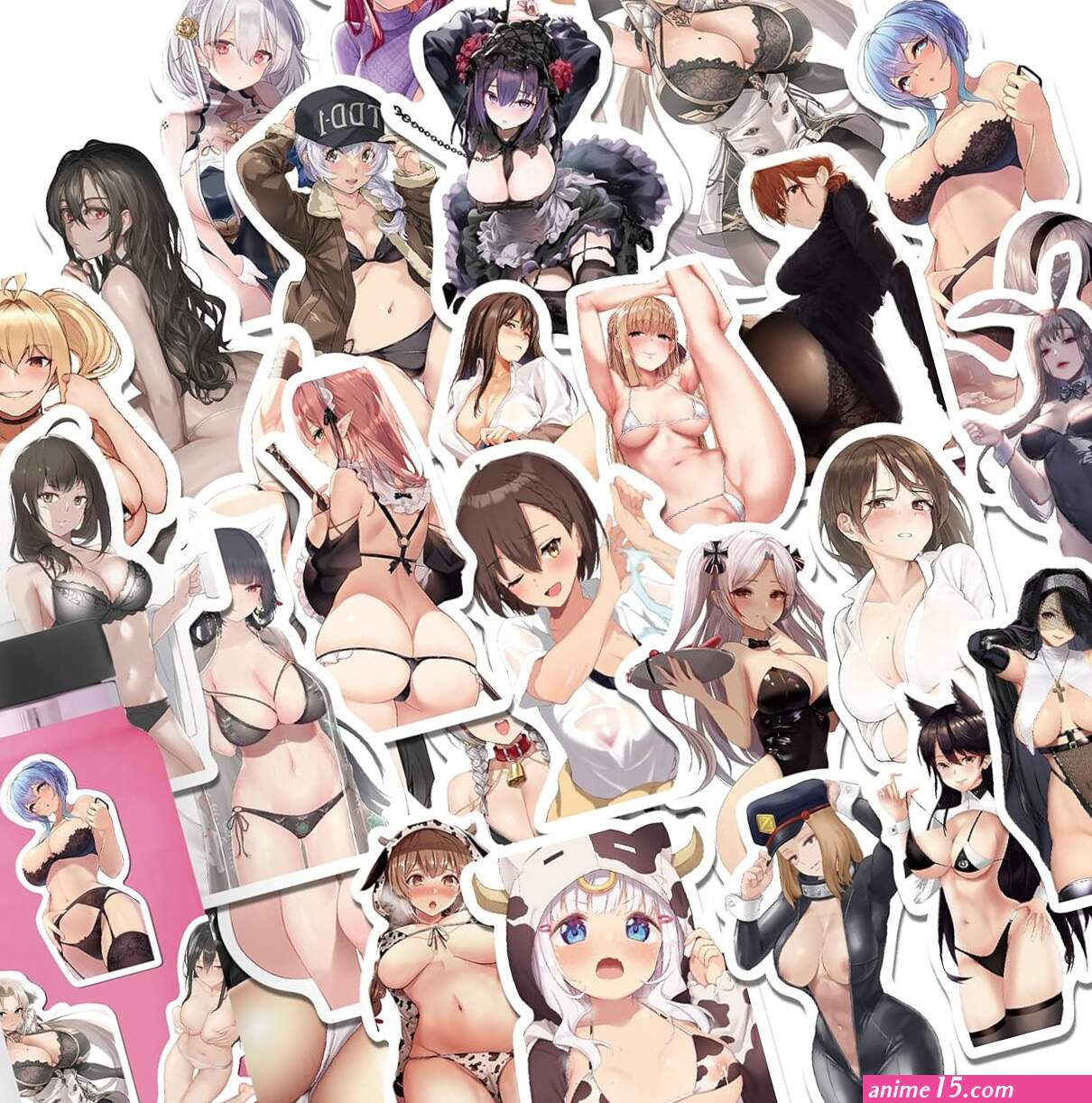 52PCS Anime Sexy Girl Stickers for Adults Nepal