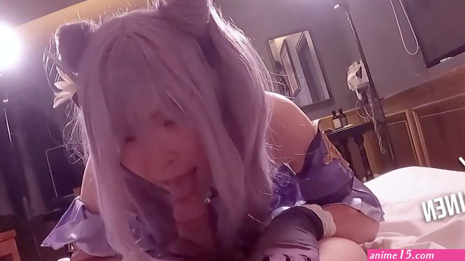 Chinese Anime Porn Costume Play T-Girl Get Ravaged after Otaku Fest Genshin Influence Keqing two
