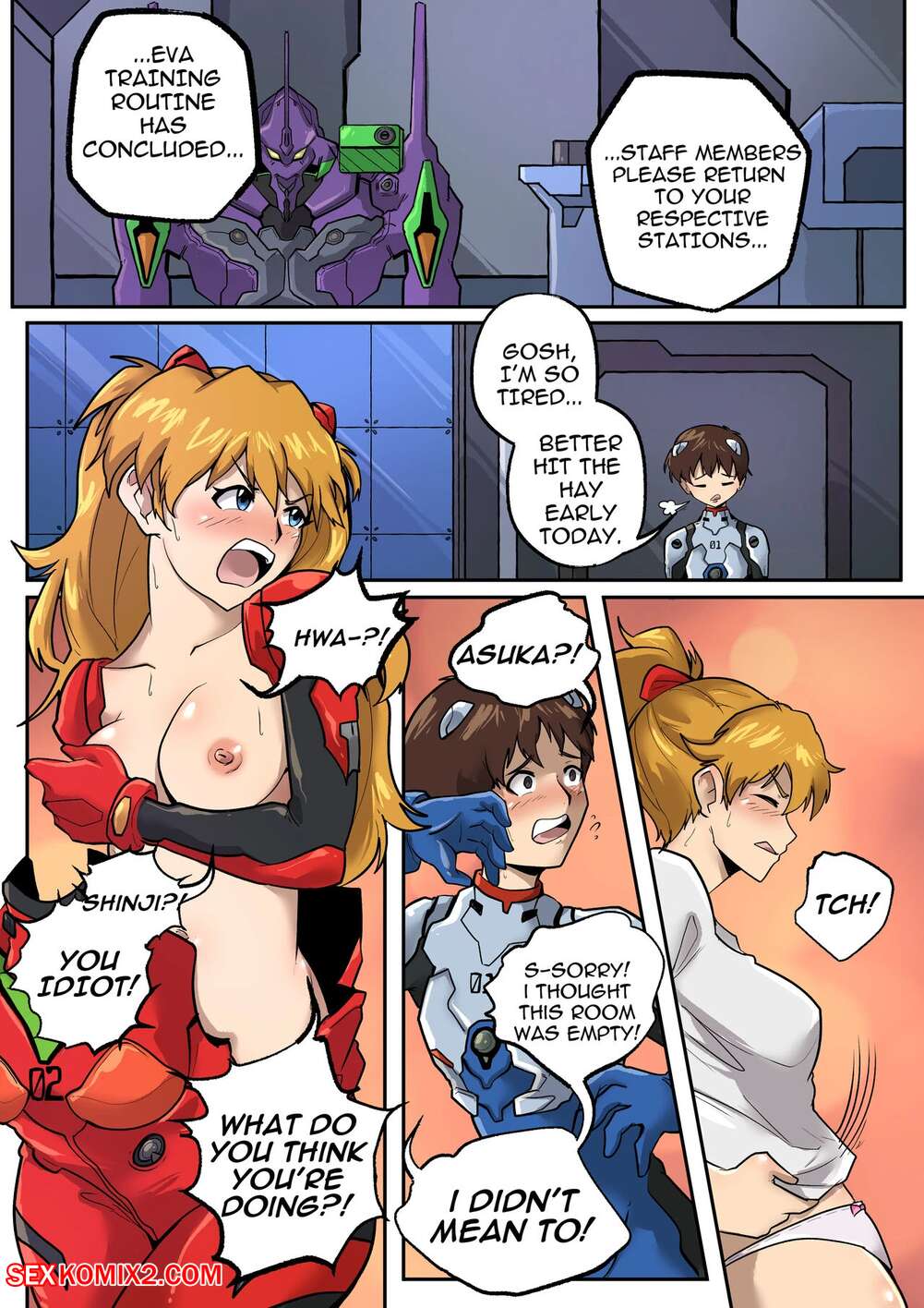 Porn comic Evangelion Crossdressing. Pegasus Tg Tf Sex comic guys try on