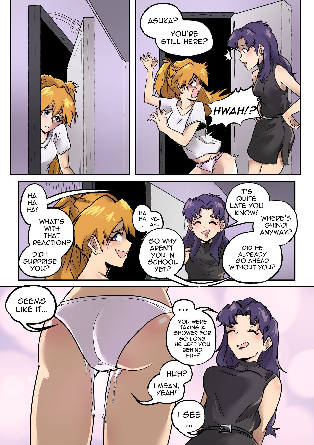 Evangelion Crossdressing Porn Comic english 13