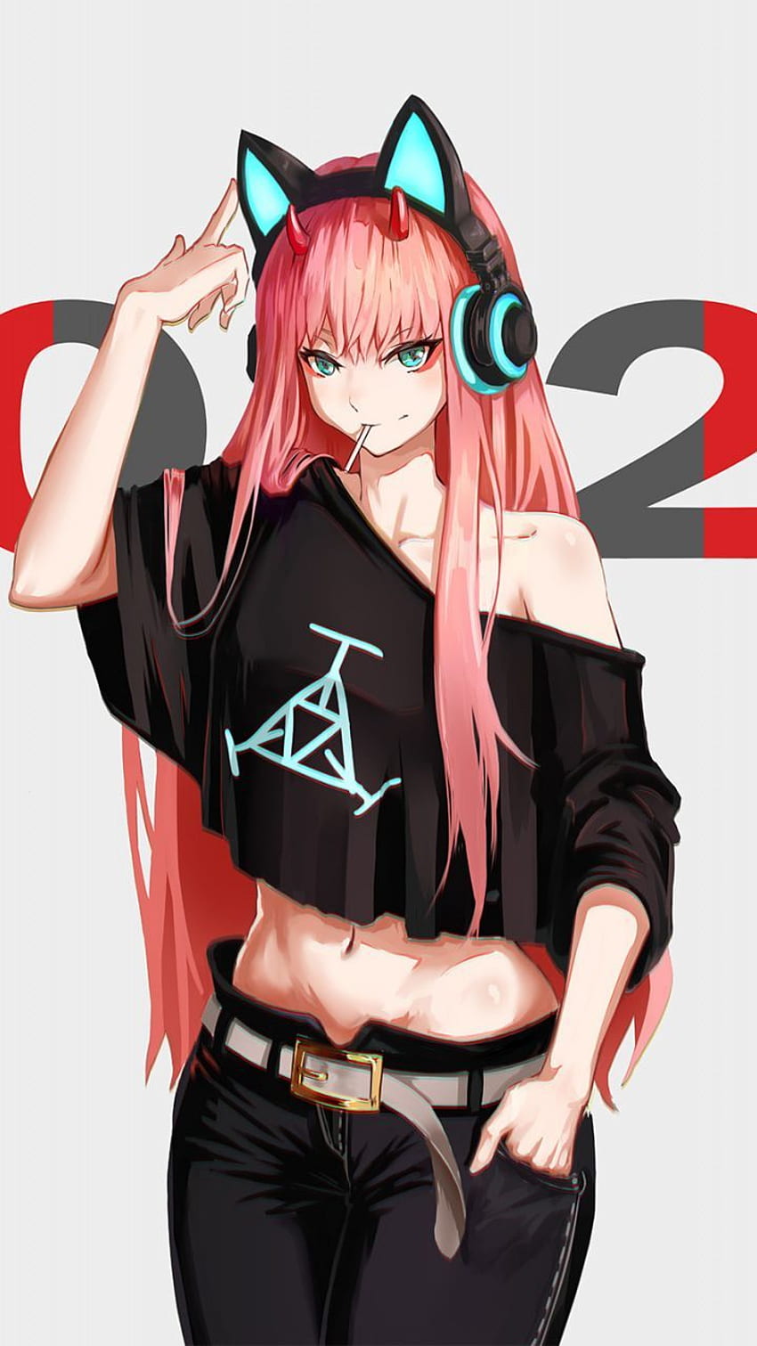 Desktop-wallpaper-hot-anime-girl-zero-two-urban-ou by BobTheGodNoCap on DeviantArt