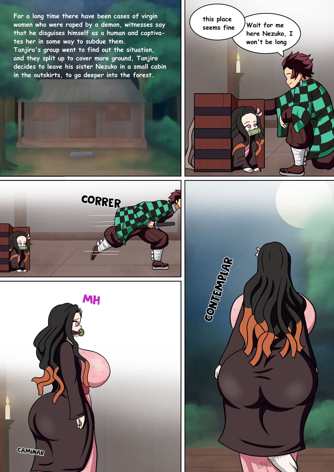 The Night Of The Demon And Nezuko Porn Comic