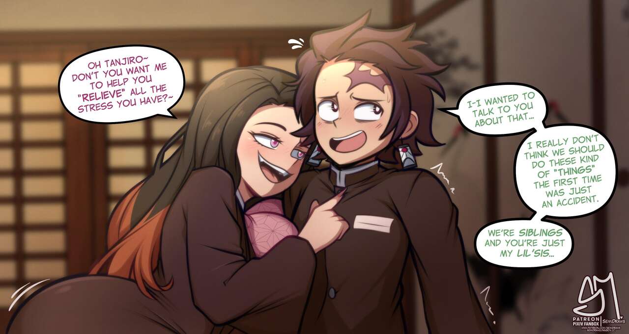 SemiDraws Demon Slayer Porn Comic Semidraws Kimetsu No Yaiba