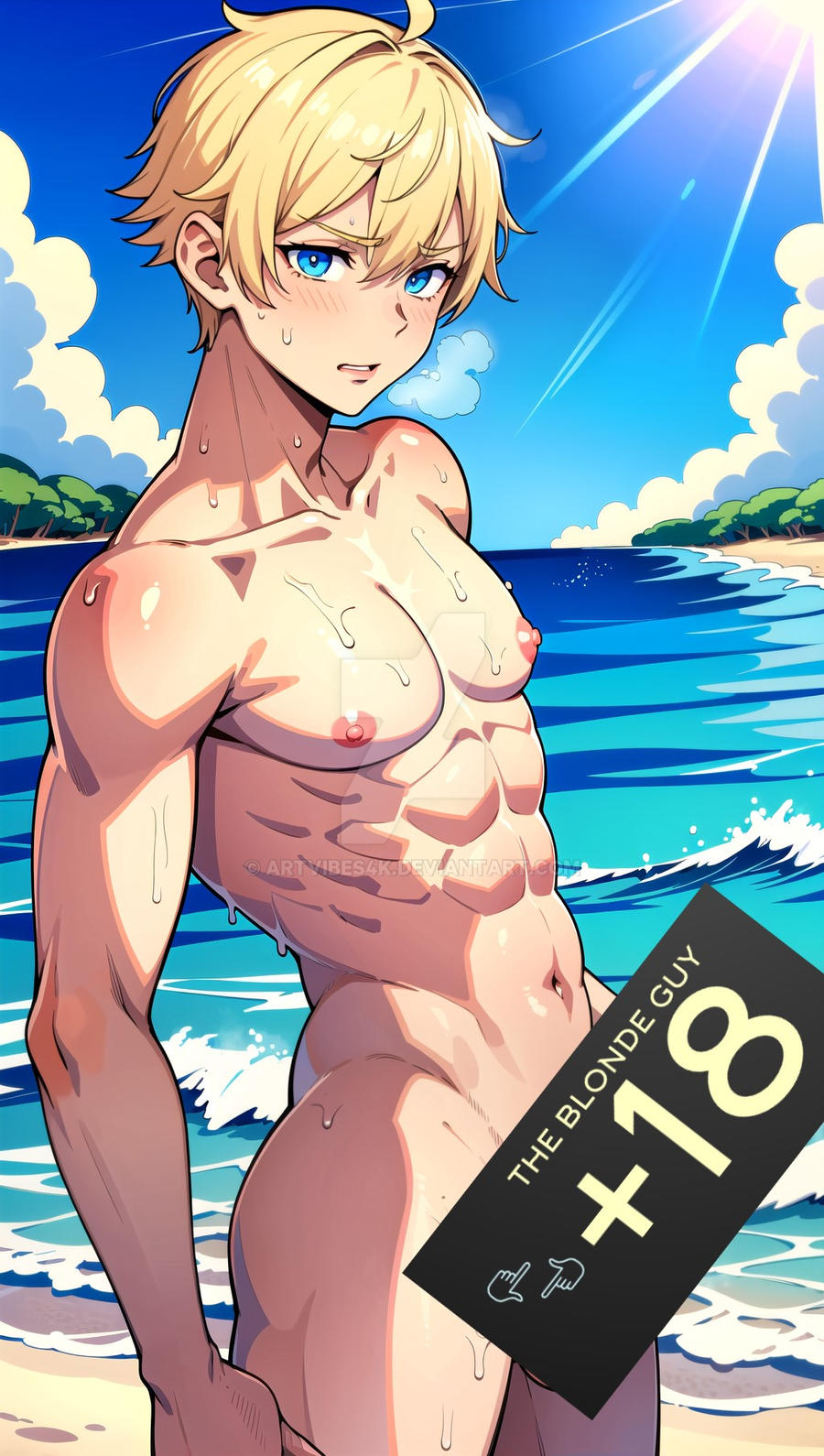 The blonde guy 26 CENSORED by ArtVibes4K on DeviantArt