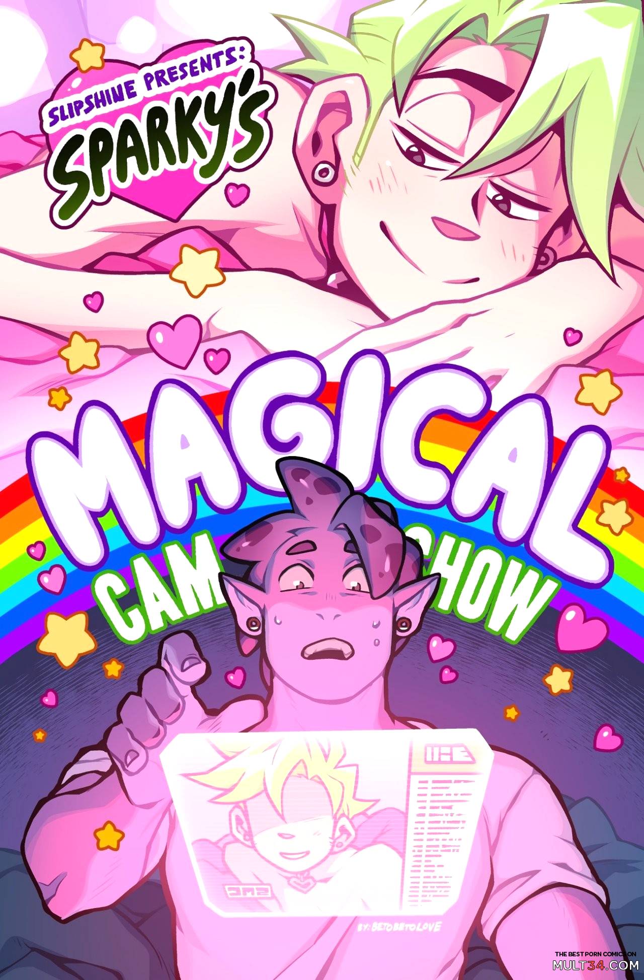 Sparkys Magical Cam Show gay porn comic