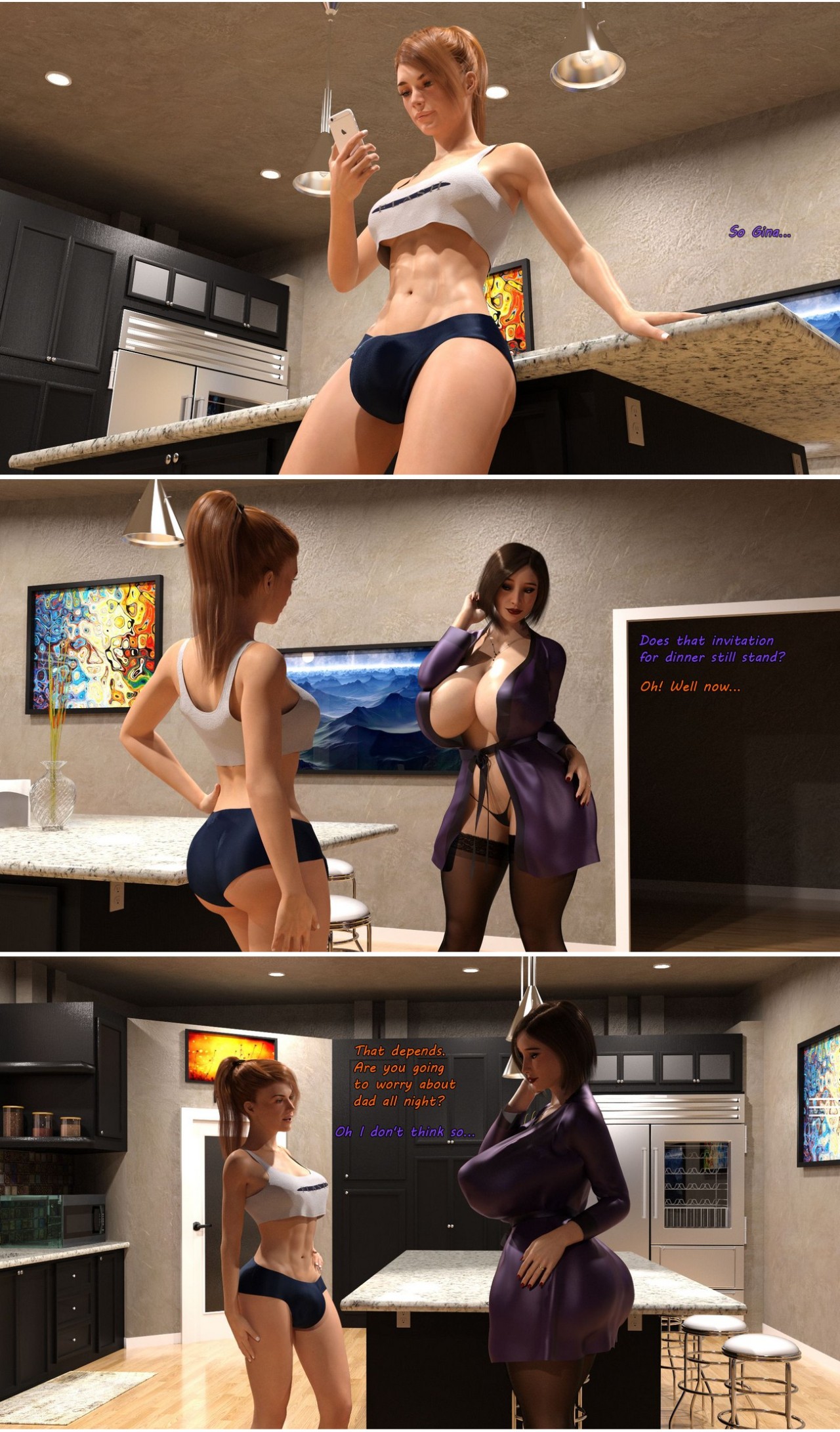 MILFs Needs By Serge3DX Porn Comic english 17