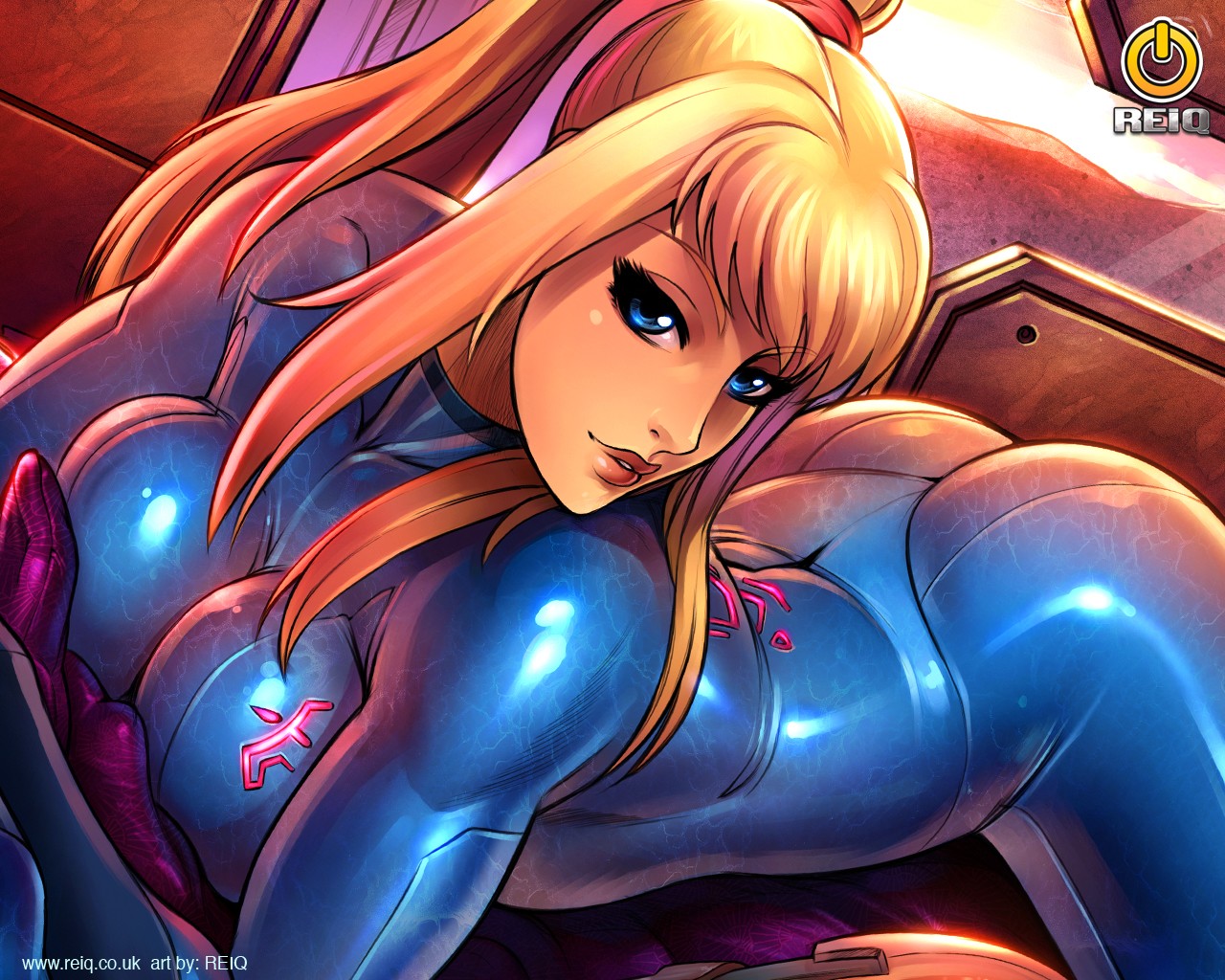 Wallpaper : illustration video games anime ass big boobs cartoon Samus Aran comics Zero Suit Samus reiq 1280x1024