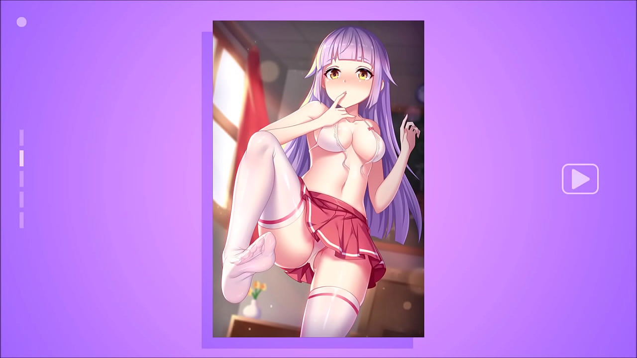 Hentai Girl Fantasy slowly undressing for you