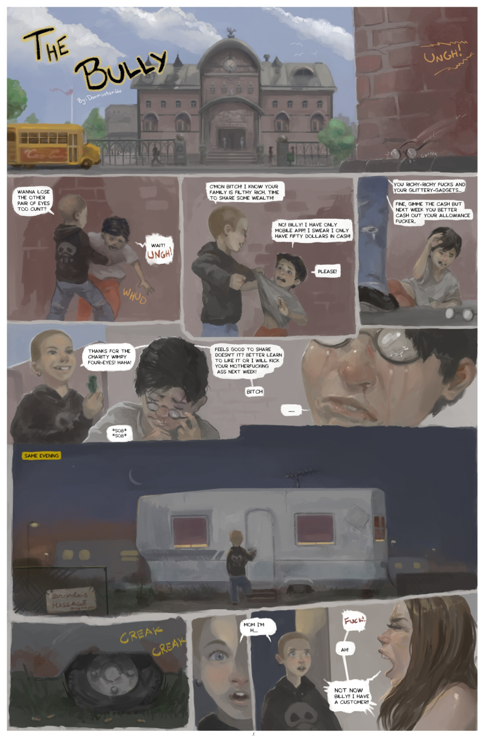 The Bully Porn comic Cartoon porn comics Rule 34 comic