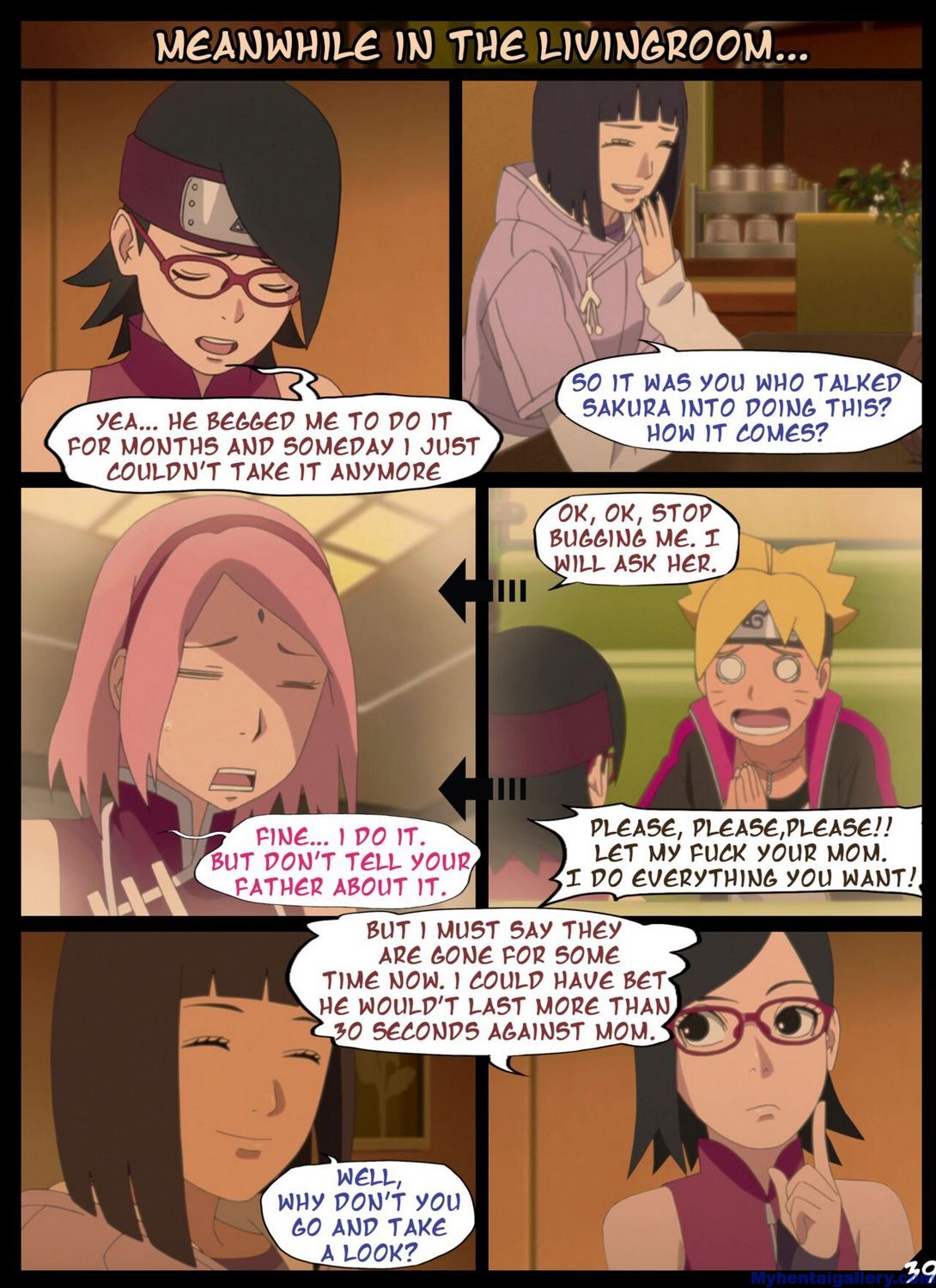 Borutos Birthday Clash Porn Comic