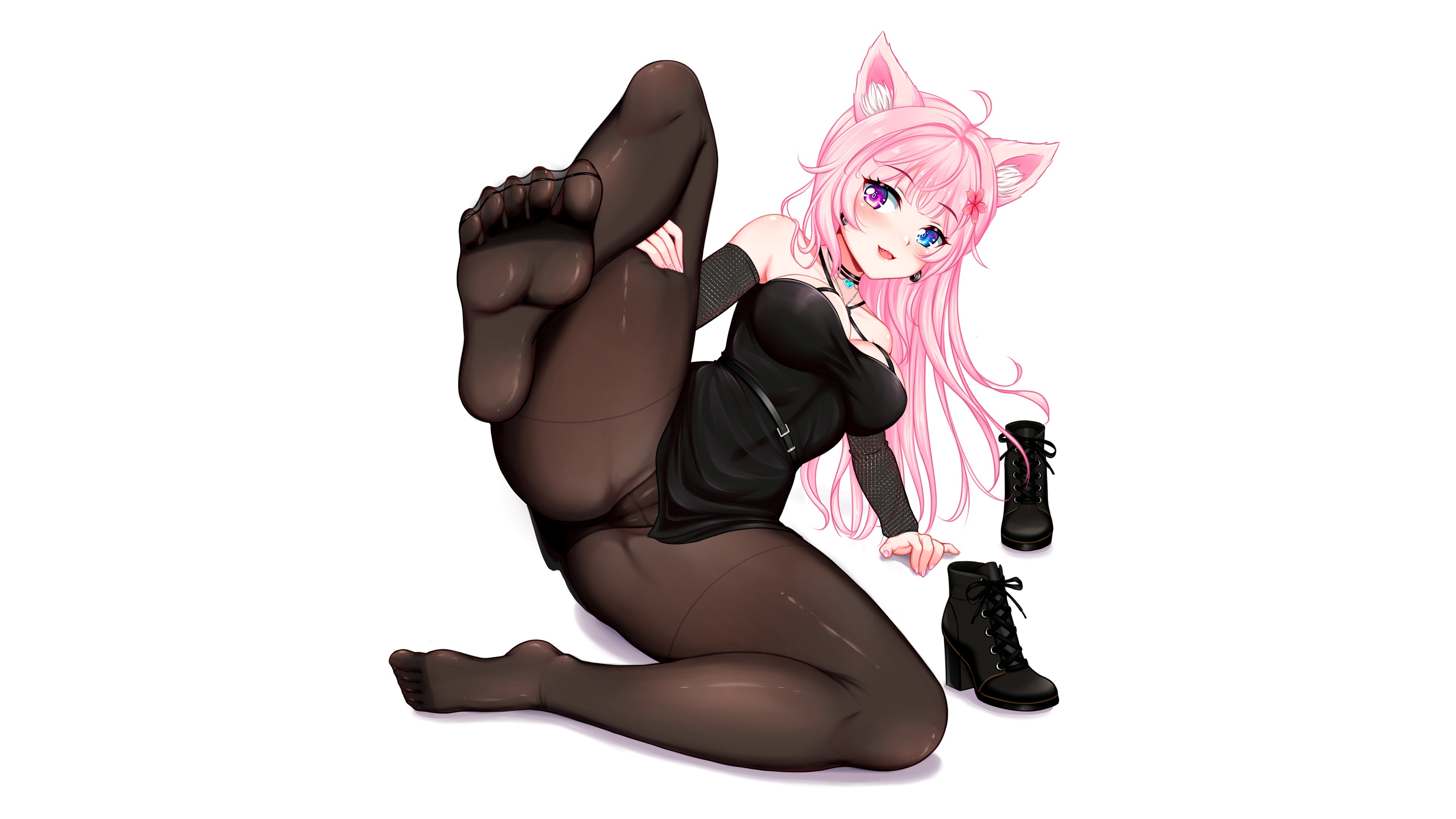 girl hot sexy pussy kitten anime cat kitty 3840x2160