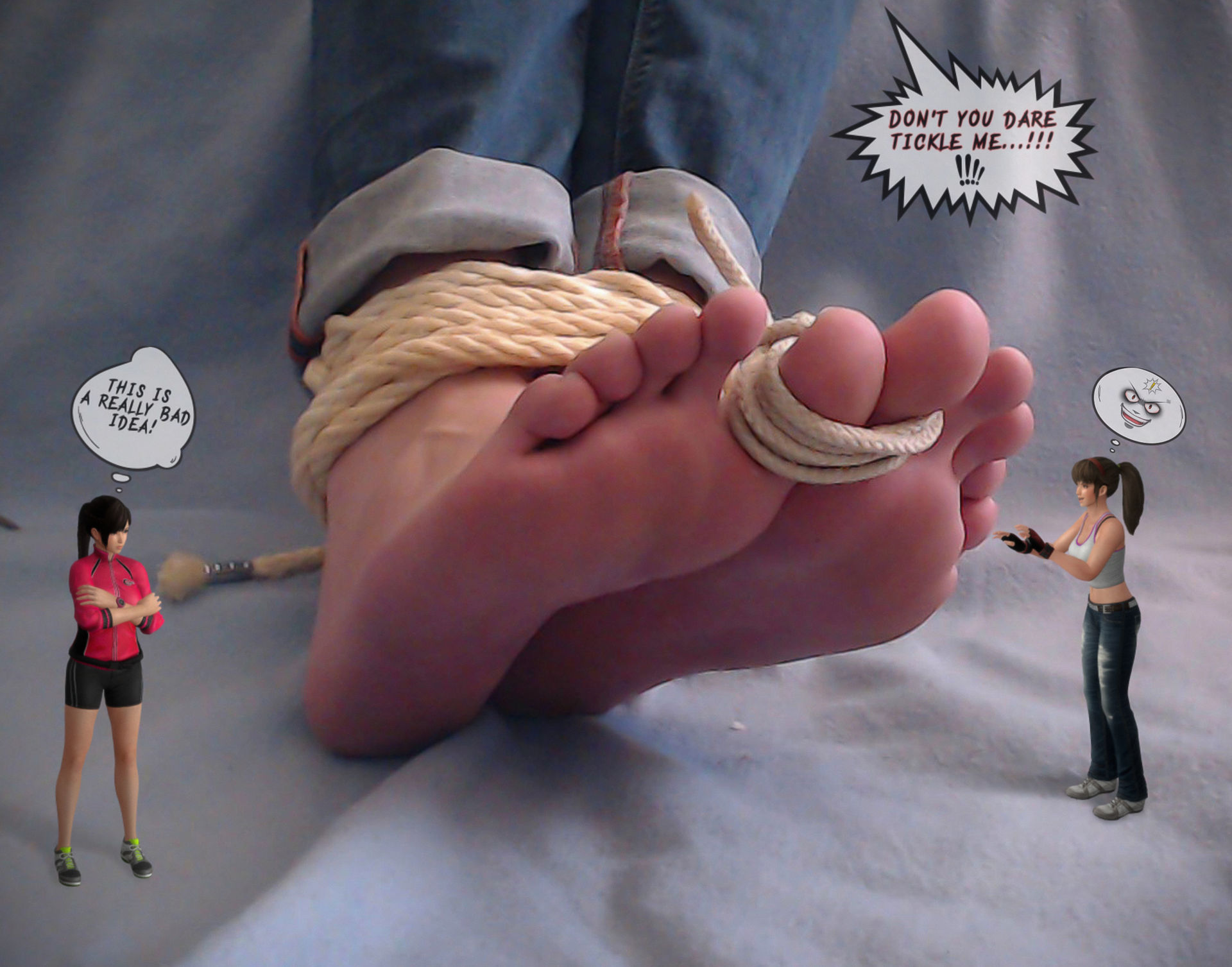 Feet tickle
