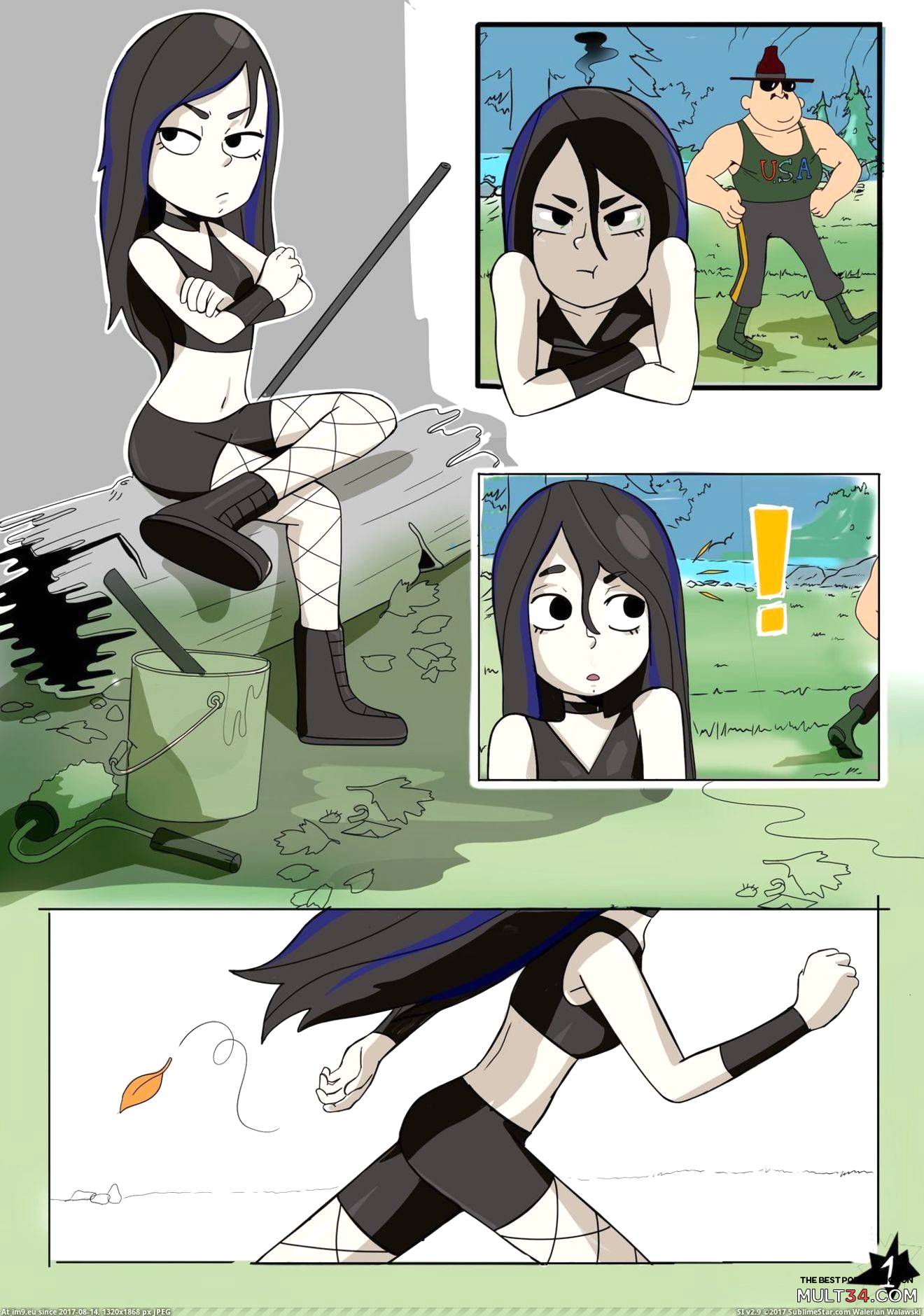 Campamento WWE porn comic