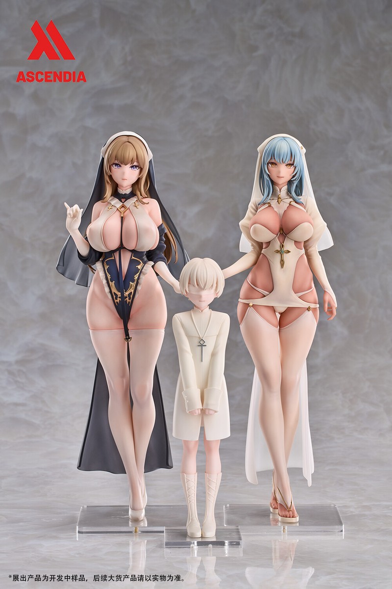 Pre-order ASCENDIA Nun Lilly Nurse Emily 17 Complete Figure Toy Model