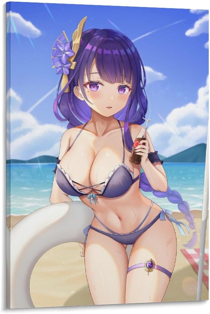 Sexy Hot Anime Girl Artworks Canvas Poster Room Martinique