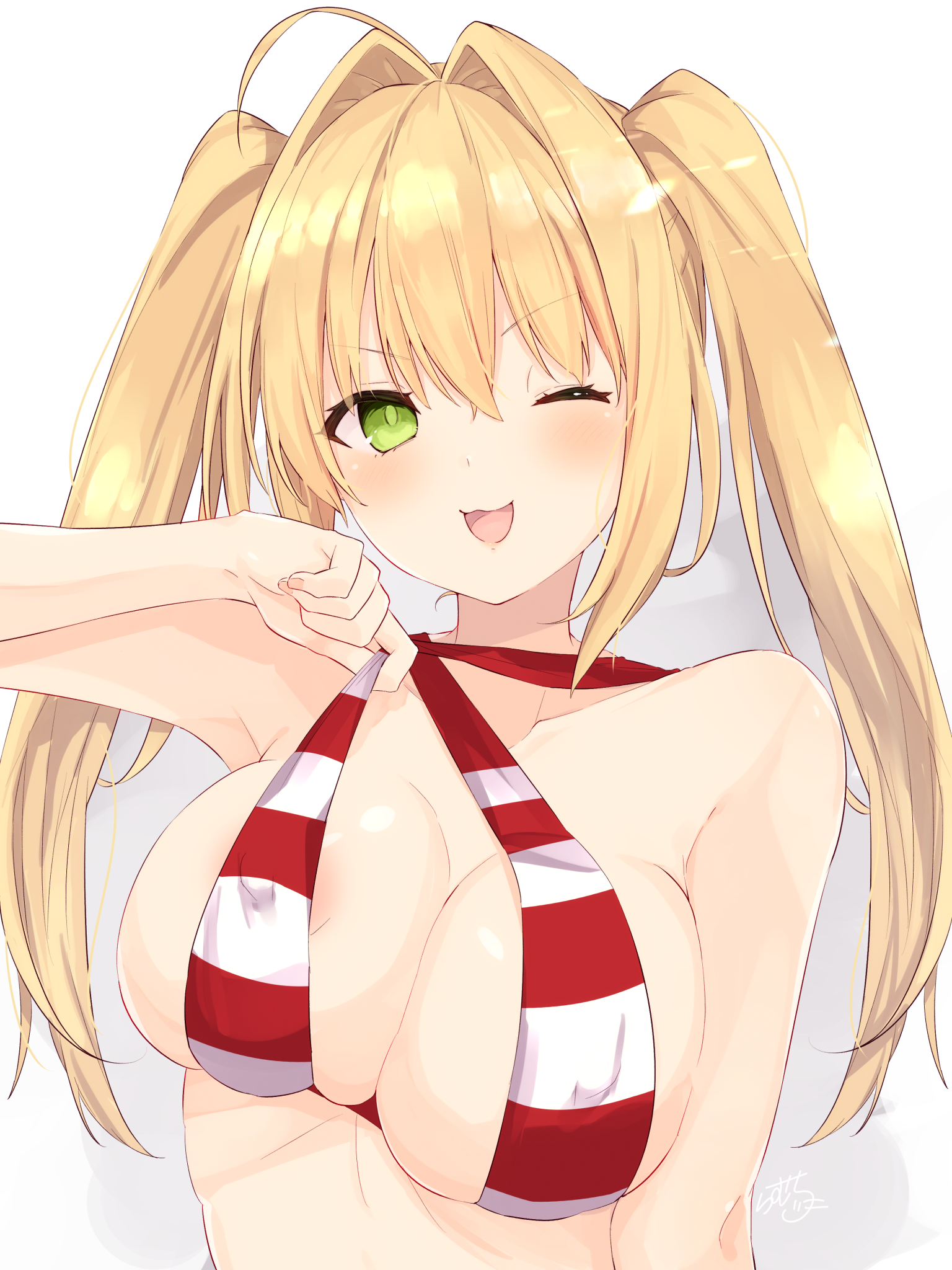 Wallpaper : gadis anime Nasib Grand Orde Nero Claudius RamchiPixiv payudara besar 1536x2048