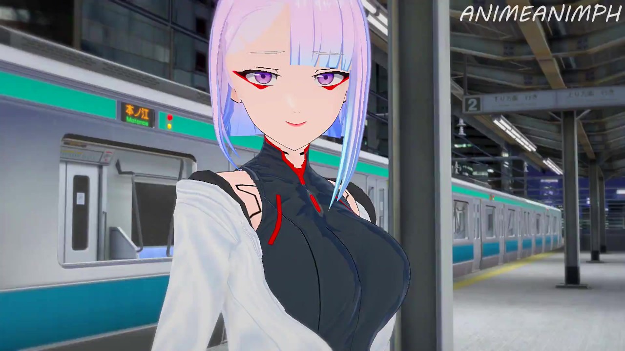 Fucking Lucy From Cyberpunk: Edgerunners Until Creampie