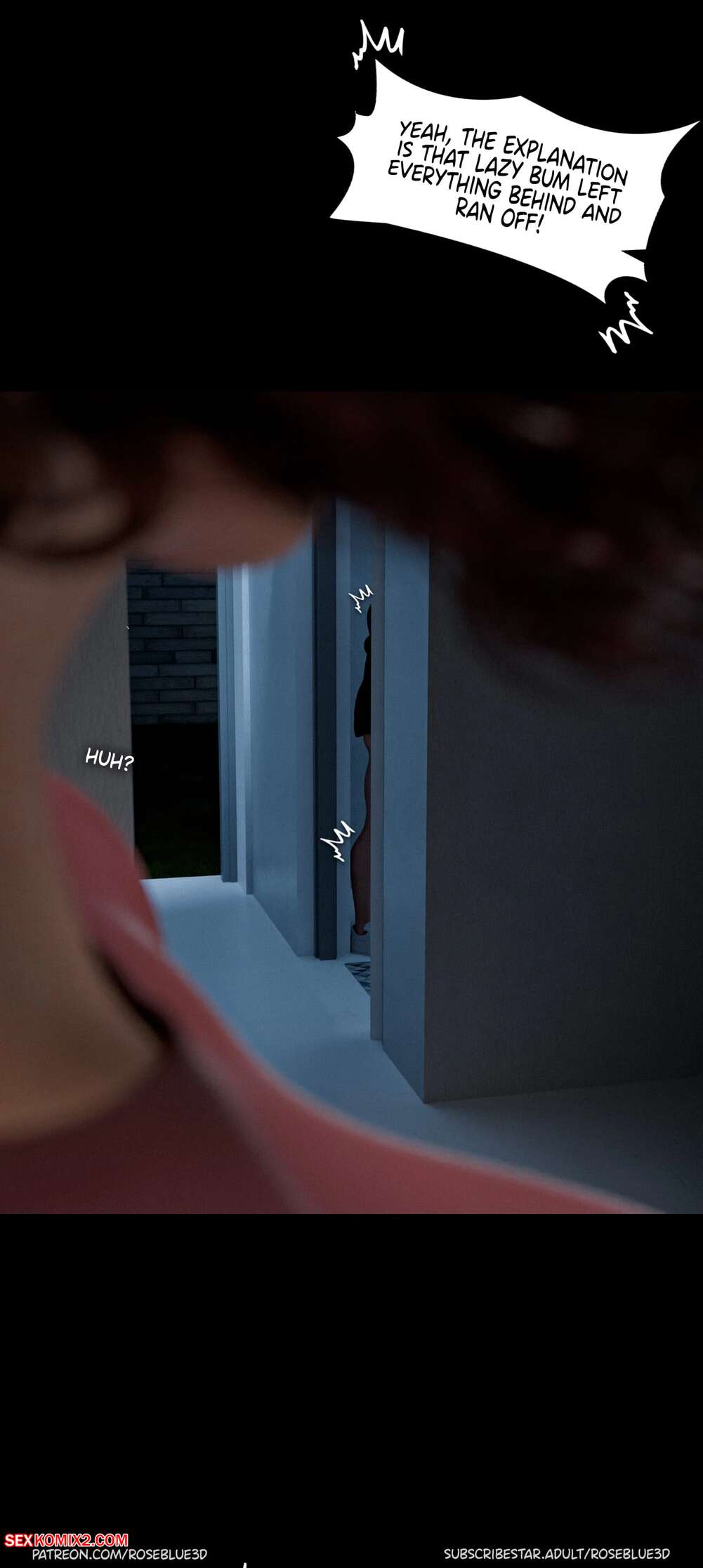 Porn comic My Neighbors Widow. Chapter 37. Rose Blue 3D. Sex comic brunette continues to
