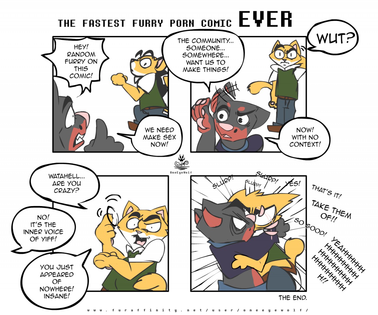 The Fastest Furry Porn Comic EVER by OneEyeWolf -- Fur Affinity dot net