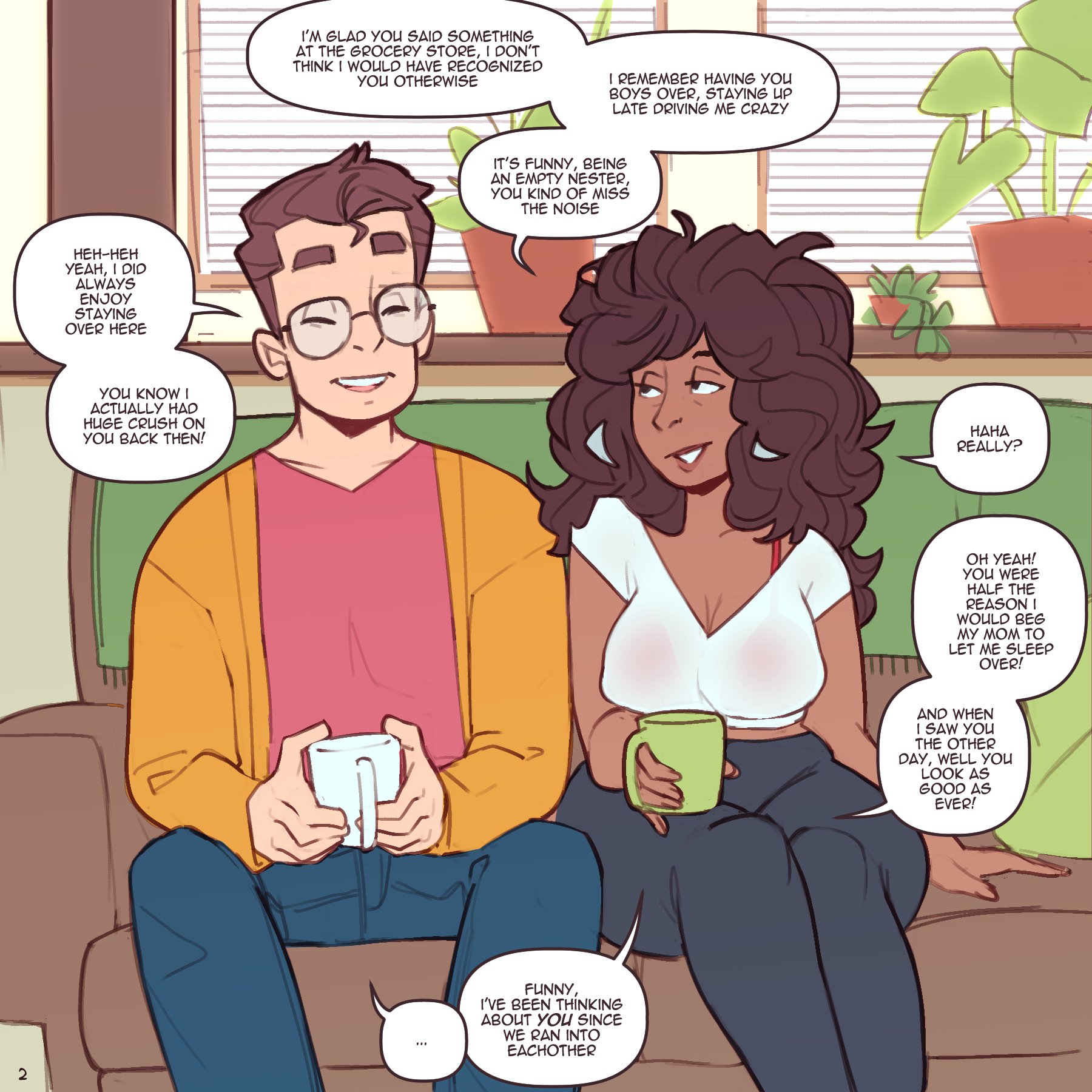 Catching Up NotEnoughMilk Cartoon Porn Comic