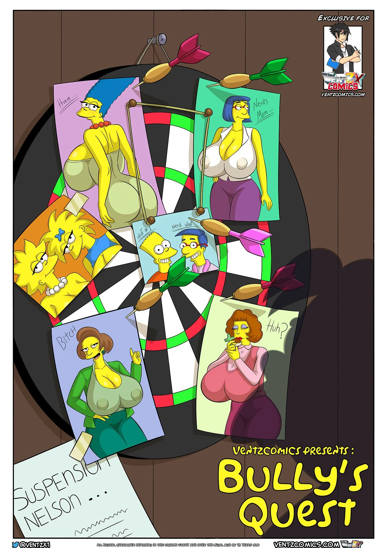Bullys Quest The Simpsons Arabatos Ventz Comics Porn Comic