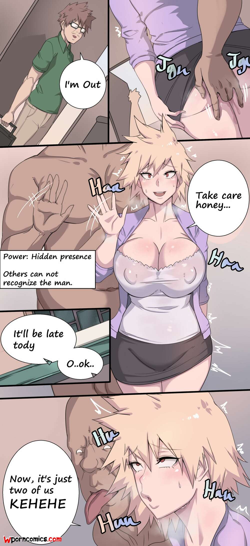 Porn comic Milf. My Hero Academia. MetalOw Sex comic hubby went to