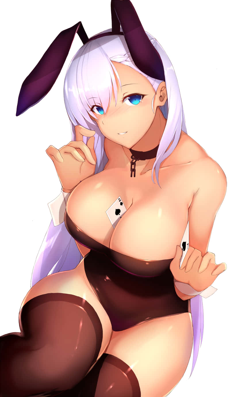 Download Hot Anime Bunny Girl Card Wallpaper