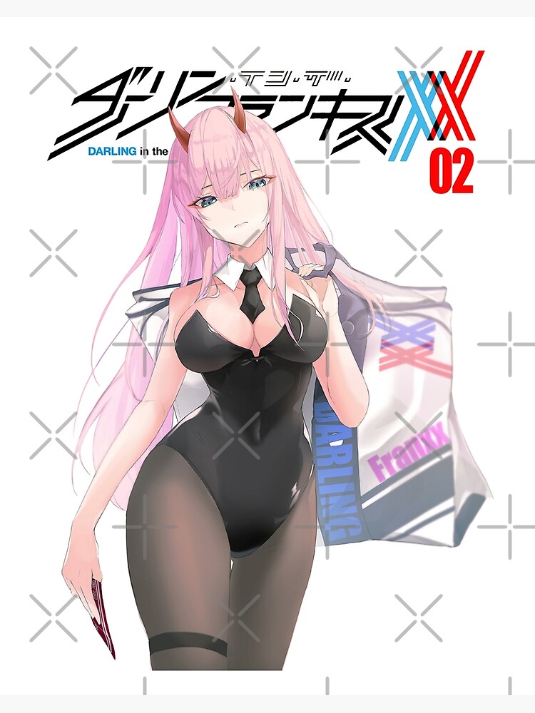 Zero Two Sexy Anime Bunny Girl Art Board Print