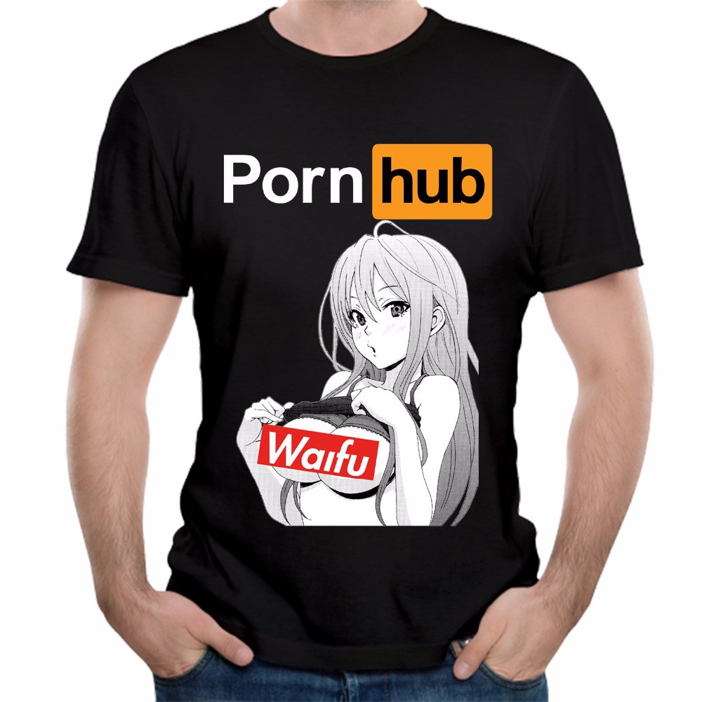 2024 Pornhub Man T Shirt Ahegao Anime Porn Hub T Shirt Sex Stylish Tee Shirt