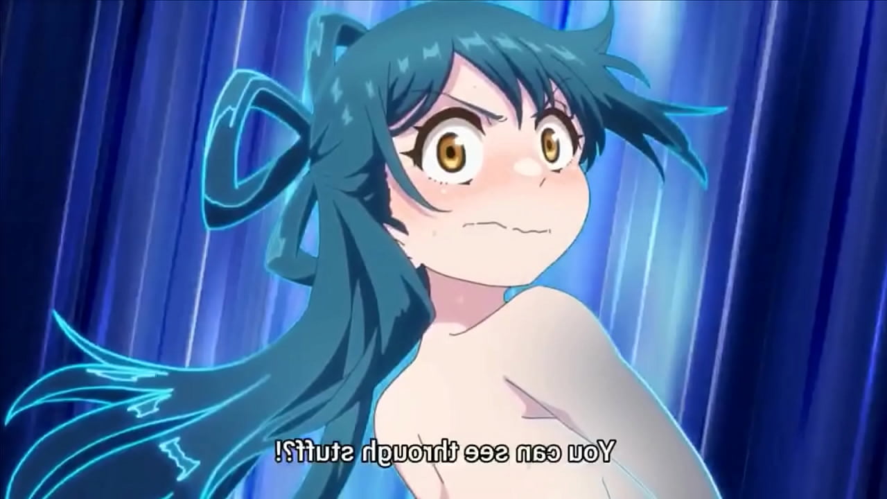 Mato seihei no Sureibu H Anime ENF CMNF MMD: Visin transparente de rayos X para ver chicas desnudas de anime de cabello azul