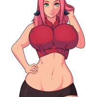 sakura with big boobs comics