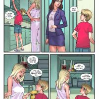 mom son pirn comics
