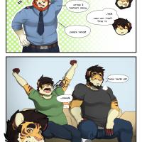 gay muscle furry comics