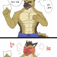 gay muscle furry comics