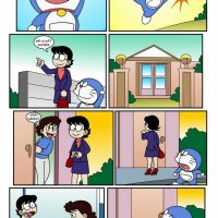 naked comics doraemon